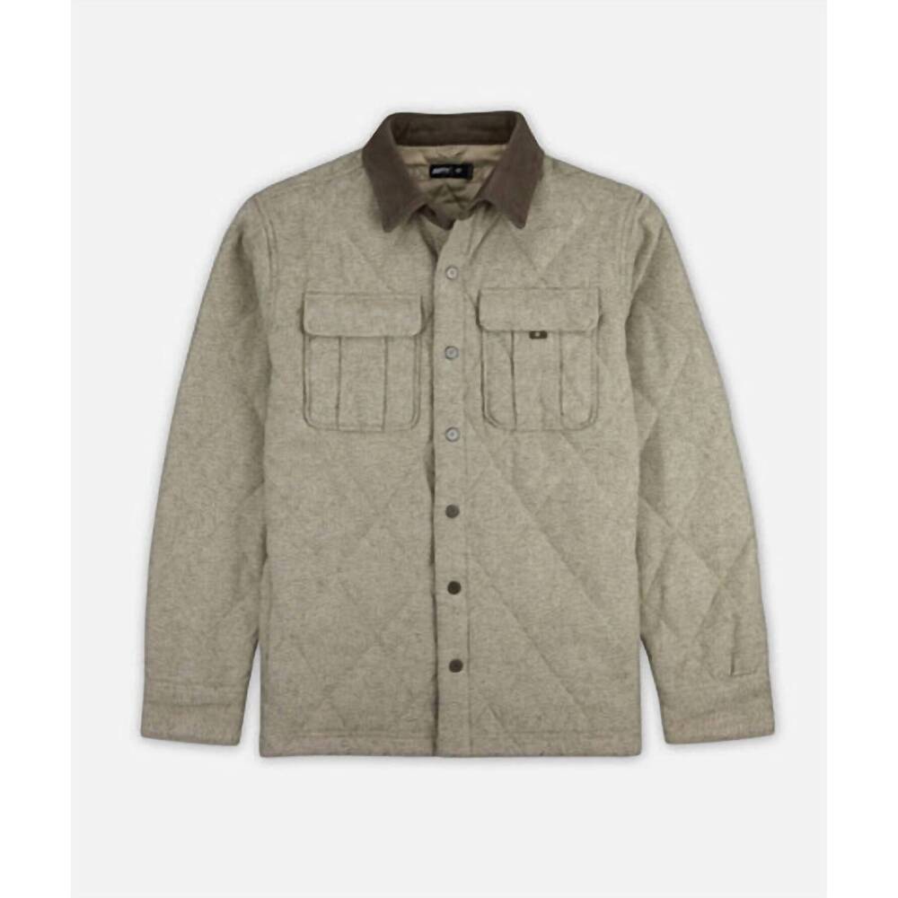 NEW JETTY men's seine jacket in tan